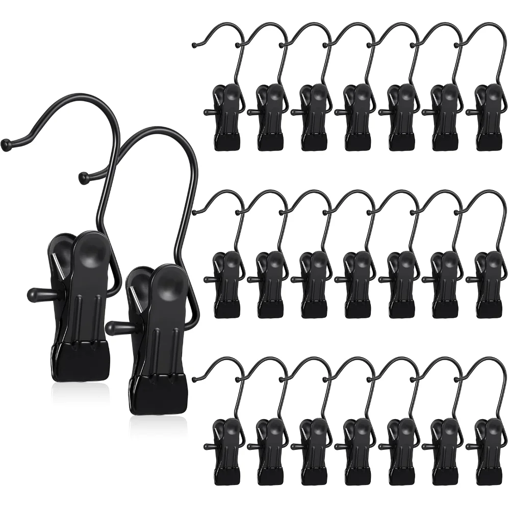 Boot Hanger Clips, 36 pcs, Black