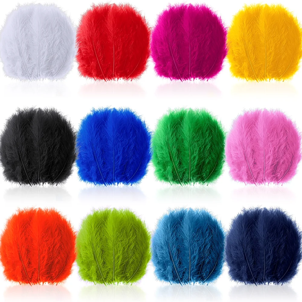 Marabou Feathers, 600 pcs