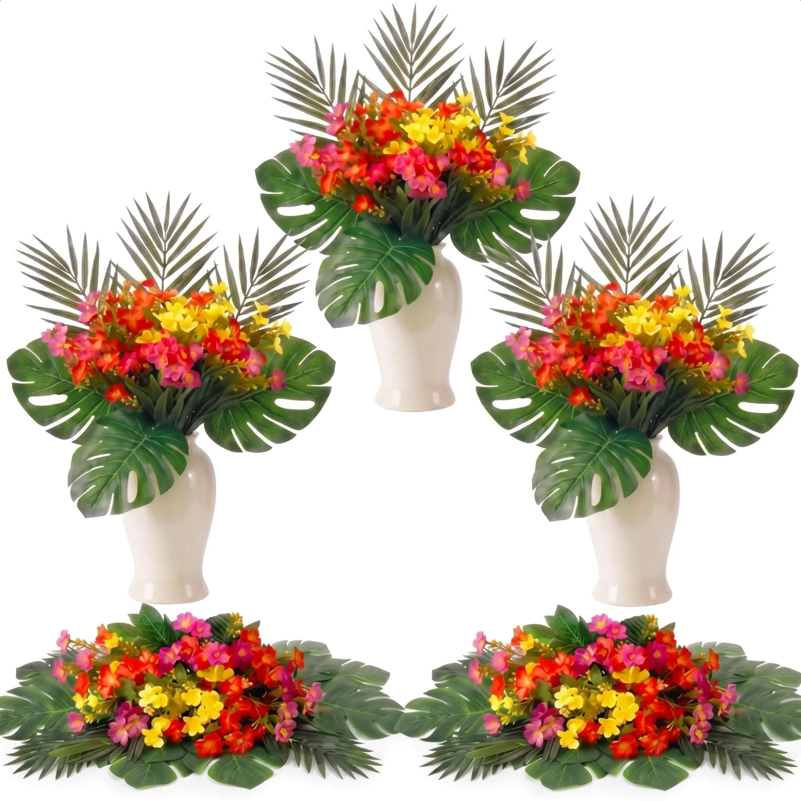 Luau centrepieces from the Hotop celebration aisle