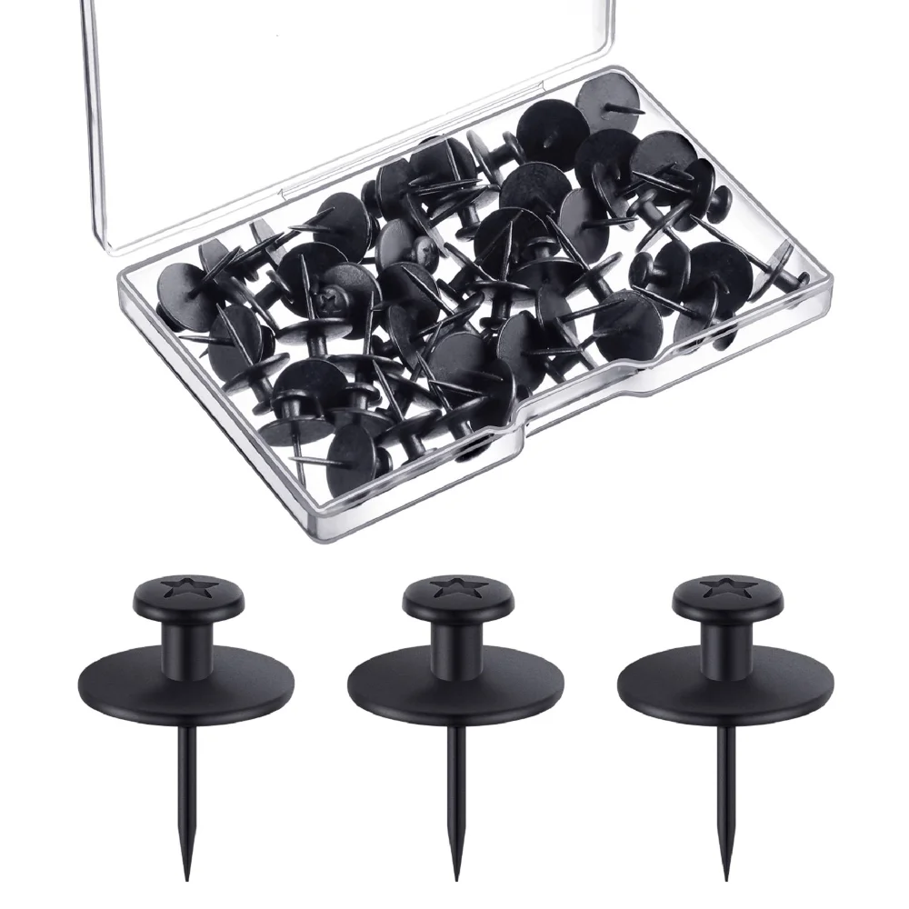 Picture Hanging Nails, 50 pcs, Black