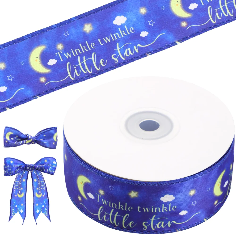 Baby Shower Ribbon, 10 yd, Gold