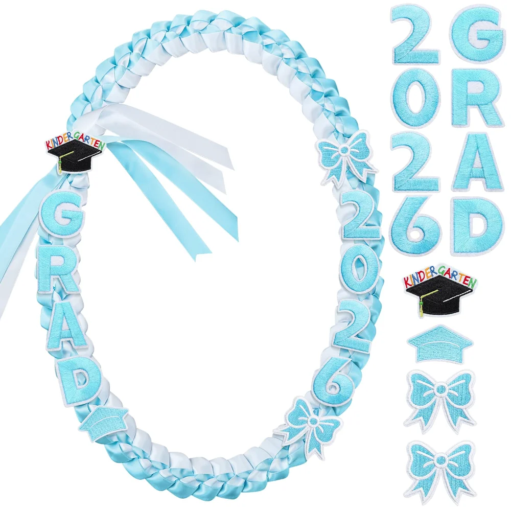 Kids Graduation Money Leis, White